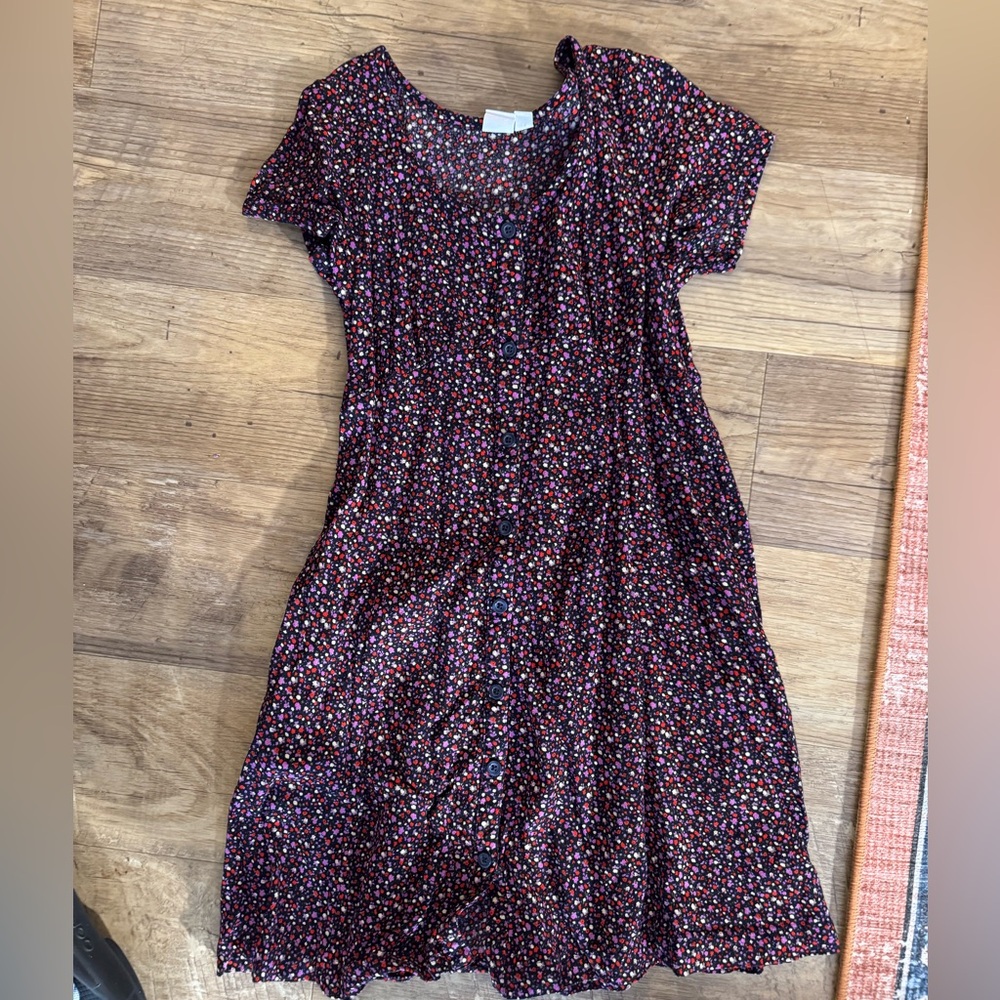GAP Multicolor Floral Midi Dress